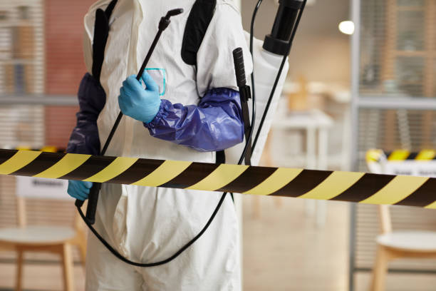 Professional Trauma Scene Cleanup technician working in Midland, MI